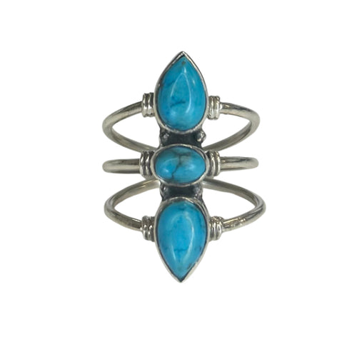 Riley Turquoise Sterling Silver Ring