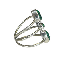 Riley Malachite Sterling Silver Ring