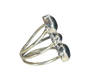 Riley Black Onyx Sterling Silver Ring