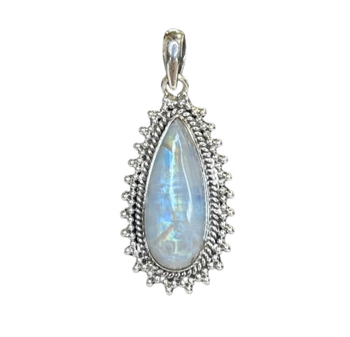 Eliza Moonstone Sterling Silver Pendant