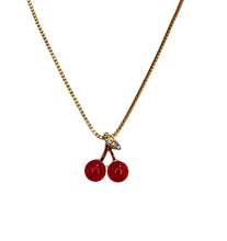 Cherry Sparkle Necklace