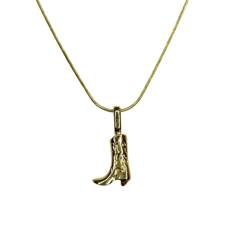 Cowboy Boot Necklace