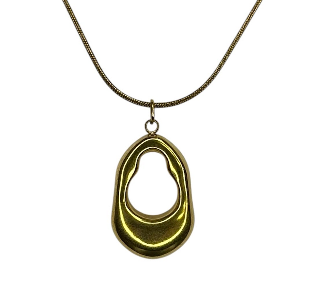 Freeform Oval Necklace