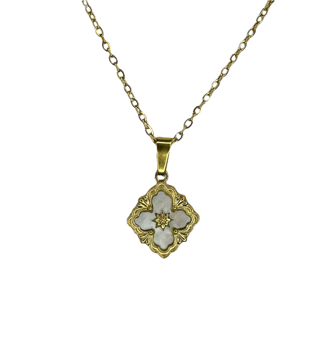 Gold Flower Necklace