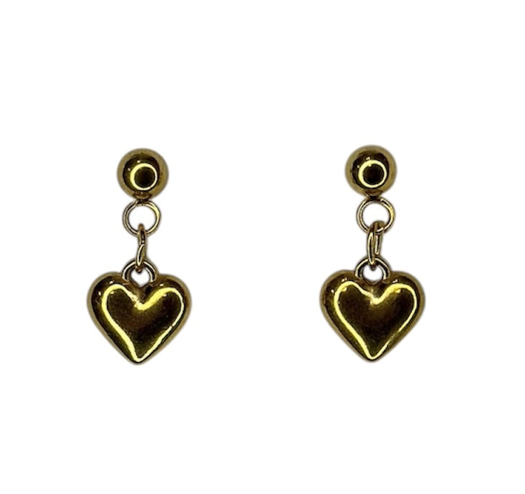Heart Drop Stud