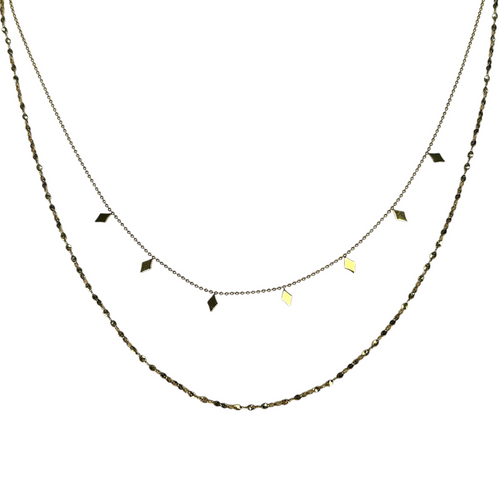 Layered Diamond Necklace