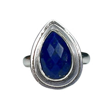 Lapis Tear Drop Ring