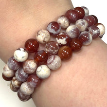 Pink Orca Agate Mala