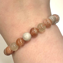 Peach Moonstone Mala