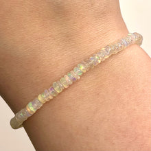 Sterling Silver Opal Bracelet