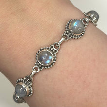 Moonstone Sterling Silver Bracelet