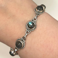 Labradorite Sterling Silver Bracelet