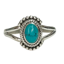 Chinese Turquoise Sterling Silver Ring