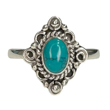 Chinese Turquoise Sterling Silver Ring