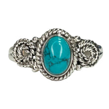 Chinese Turquoise Sterling Silver Ring