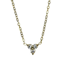 Triangle Rhinestone Necklace