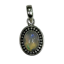 Ethiopian Opal Sterling Silver Pendant
