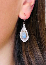 Lucia Moonstone Sterling Silver Earring